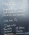 Le Fleurion menu