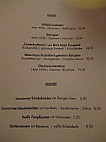 Kastaniengarten menu