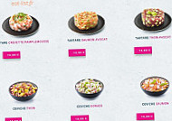 Planet Sushi Jean Jaures menu