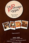 La Pause Pizza menu