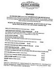 51 Sycamore Restaurant Rockfish Bar menu
