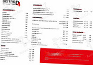 Bistro D4 menu
