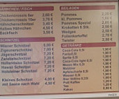 Hagener Imbiss menu