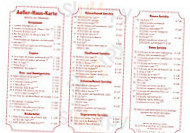 Villa Dong Hai menu