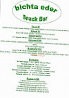Bichta Eder menu