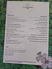 Cottage Garden Cafe menu