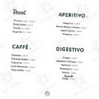 Valle Verde menu