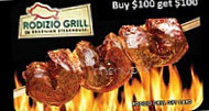 Rodizio Grill menu