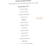 Cantine Populaire menu