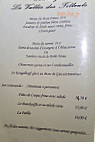 La Vallée Des Tilleuls menu