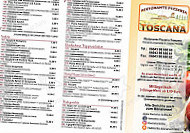Ristorante Pizzeria Toscana menu