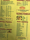 Thomas's Pizza Subs menu