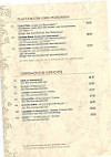 Athens menu
