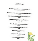 Vesperstübchen Wiesenhof menu