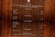La Sardine menu