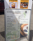 Schneid Kaffee menu