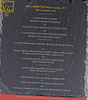 La Cave menu