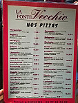 Ponte Vecchio menu