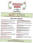 Mamie's Cafe menu