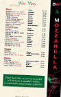 Avellino Caffe menu