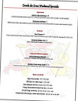 Backfin Blues Creole De Graw menu