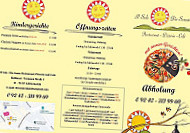 Il Sole Die Sonne Pizzeria Und Café menu