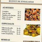 La Tablita Resto menu