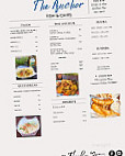 The Anchor Fish Chips menu