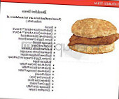 Chick-fil-a menu