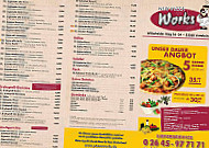 Pizza Works menu