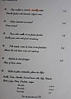 Au Fil Des Saisons menu