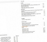 Auberge de Saint Julien Aux Bois menu