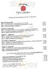 Rosgarten Cafe menu