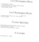 Au Vieux Moulin menu