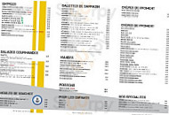 La Route du Sel menu