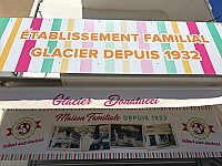 Glacier Donatucci menu