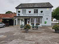 The Winterbourne Arms outside