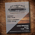 Starfire menu