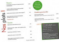 Restaurant Les Frangins menu