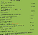 La Mandibule menu