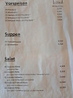 Trattoria Pizzeria La Strada menu