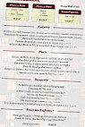 Le Bistrot du Palais menu