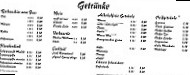 Biergarten menu