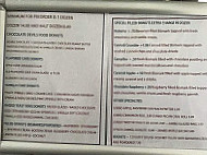 Cloud 9 Donuts menu