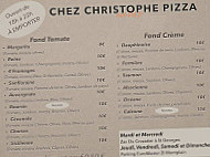 Chez Christophe menu