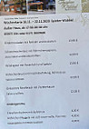 Gaststätte Spieker-Wübbel menu