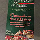 Pronto Pizzas menu
