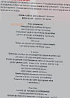 Le Champlain menu