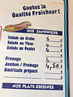 Friterie Des Hauts De France menu
