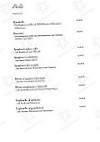 Bärenalm menu